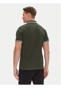 BOSS Polo Paul 50506193 Zielony Slim Fit. Typ kołnierza: polo. Kolor: zielony. Materiał: bawełna