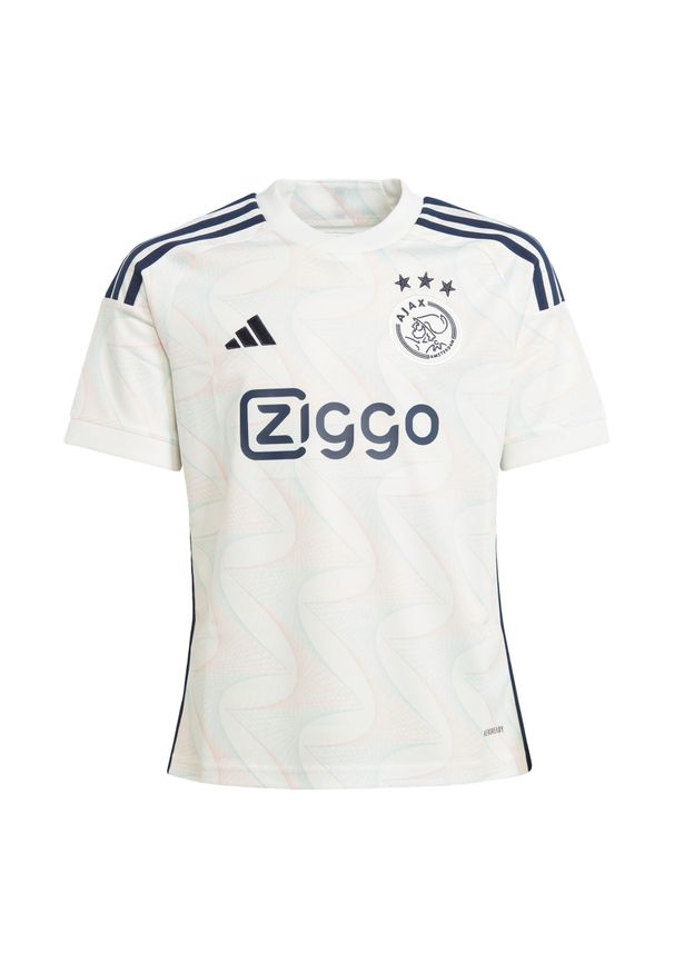 Adidas - Ajax Amsterdam 23/24 Away Jersey Juniors'. Kolor: biały. Materiał: jersey