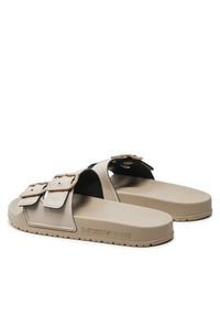 Emporio Armani Klapki XVPS09 XN998 D417 Beżowy. Kolor: beżowy. Materiał: skóra #5