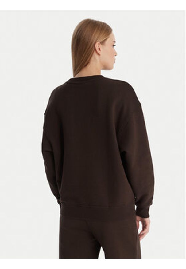 Guess Bluza V6RQ13 K9V31 Brązowy Regular Fit. Kolor: brązowy. Materiał: bawełna