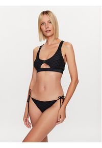 Karl Lagerfeld - KARL LAGERFELD Góra od bikini Monogram 231W2217 Czarny. Kolor: czarny. Materiał: syntetyk #3