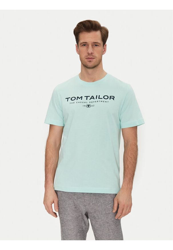 Tom Tailor T-Shirt 1045773 Zielony Regular Fit. Kolor: zielony. Materiał: bawełna