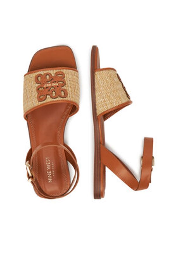 Nine West Sandały CWBFS181-03 Brązowy. Kolor: brązowy. Materiał: syntetyk, materiał