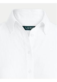 Lauren Ralph Lauren Koszula 200699152001 Biały Regular Fit. Kolor: biały. Materiał: len #3