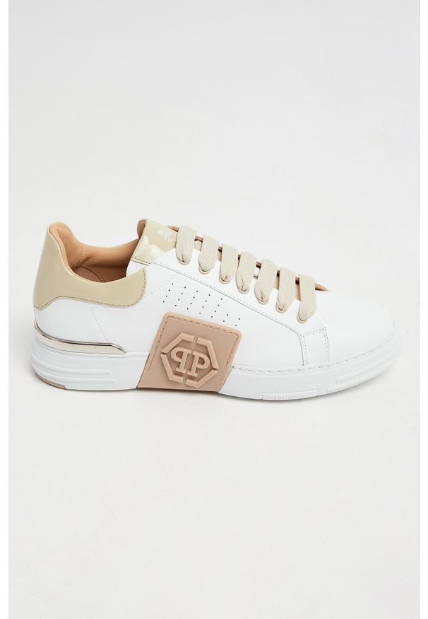 Philipp Plein - Sneakersy męskie skórzane PHILIPP PLEIN. Materiał: skóra