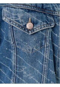 BOSS Kurtka jeansowa 50542426 Niebieski Slim Fit. Kolor: niebieski. Materiał: bawełna #4