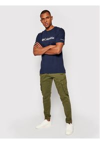 columbia - Columbia T-Shirt Csc Basic Logo™ 1680053 Granatowy Regular Fit. Kolor: niebieski. Materiał: bawełna #3