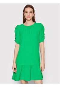DKNY Sukienka codzienna DD2A3935 Zielony Relaxed Fit. Okazja: na co dzień. Kolor: zielony. Materiał: syntetyk. Typ sukienki: proste. Styl: casual