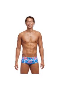 FUNKY TRUNKS - Trunki męskie Funky Trunks Bundjalung Blue - sidewinder. Kolor: wielokolorowy, różowy, niebieski