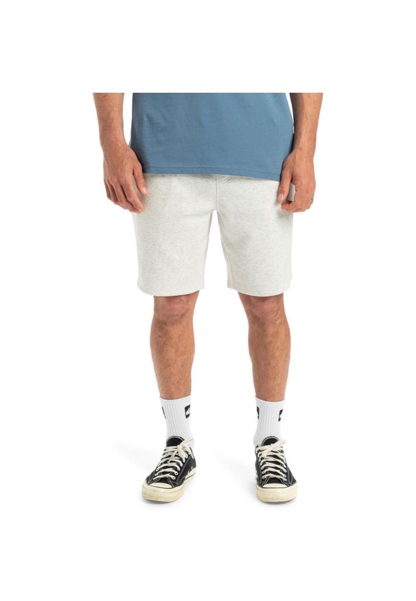 Quiksilver - Spodenki z elastyczną talią dla Mężczyzn SALT WATER Szary. Kolor: szary. Materiał: materiał, poliester, bawełna. Długość: krótkie. Sezon: lato