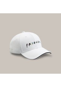 Reserved - Bawełniana czapka z daszkiem Friends - Biały. Kolor: biały. Materiał: bawełna #1