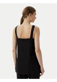 Max Mara Beachwear Kamizelka 2616161019650 Czarny Regular Fit. Kolor: czarny. Materiał: bawełna #3