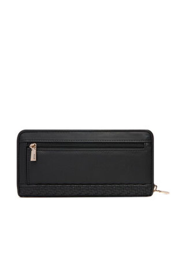 Guess Portfel Mirema Slg SWWG96 31146 Czarny. Kolor: czarny. Materiał: skóra
