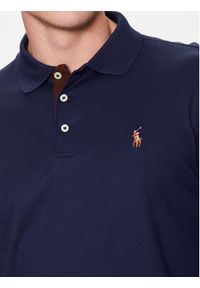 Polo Ralph Lauren Polo 710671785001 Granatowy Slim Fit. Typ kołnierza: polo. Kolor: niebieski. Materiał: bawełna #3