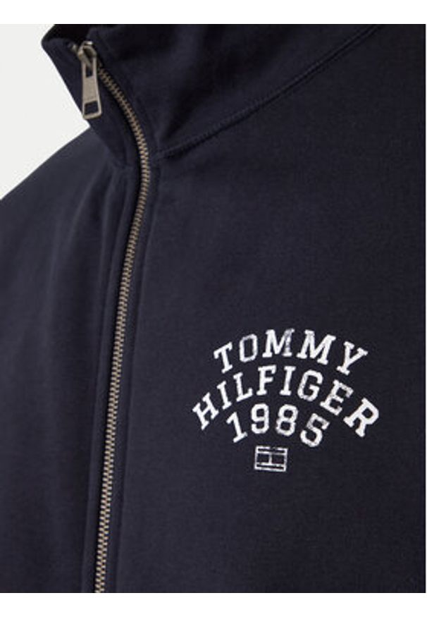 TOMMY HILFIGER - Tommy Hilfiger Bluza Arch Stand MW0MW41425 Granatowy Regular Fit. Kolor: niebieski. Materiał: bawełna