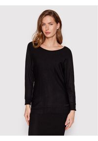 Guess Sweter Adele W2YR34 Z2V62 Czarny Regular Fit. Kolor: czarny. Materiał: wiskoza