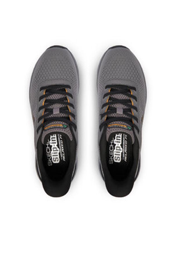 skechers - Skechers Sneakersy Edgeride 232846 CCYL Szary. Kolor: szary. Materiał: materiał