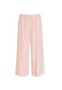Deha - Spodnie DEHA EXPRESSION. Kolor: różowy. Materiał: tkanina. Styl: elegancki