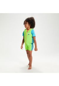 Kombinezon do pływania dla dzieci Speedo Float Suit. Kolor: zielony, niebieski, wielokolorowy. Materiał: poliester #2