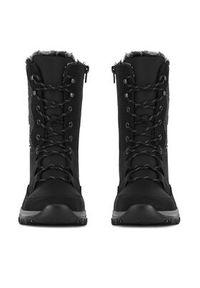 Rieker Trzewiki M9643-01 Czarny. Kolor: czarny. Materiał: materiał #5