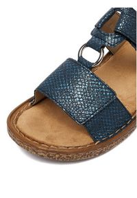 Rieker Klapki CEO-628P9-14 Granatowy. Kolor: niebieski. Materiał: skóra #6