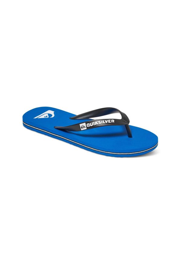 Quiksilver - Klapki dla Mężczyzn MOLOKAI. Okazja: na plażę. Kolor: wielokolorowy. Materiał: guma, syntetyk. Styl: sportowy