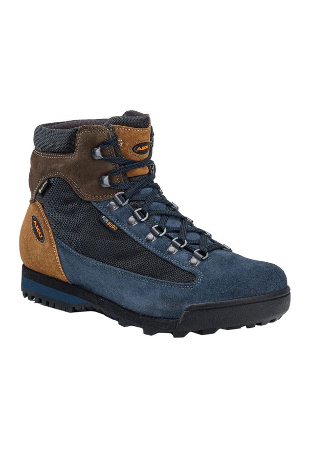 Aku - Buty trekkingowe męskie AKU Slope Original GTX. Kolor: niebieski, brązowy, wielokolorowy. Sport: turystyka piesza