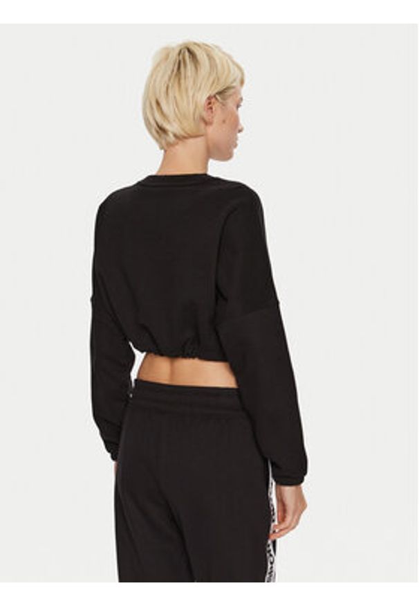 DKNY Sport Spodnie dresowe DP4P3462 Czarny Regular Fit. Kolor: czarny. Materiał: bawełna, syntetyk