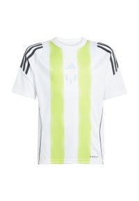 Adidas - Koszulka Messi Training Kids. Kolor: biały, wielokolorowy, żółty