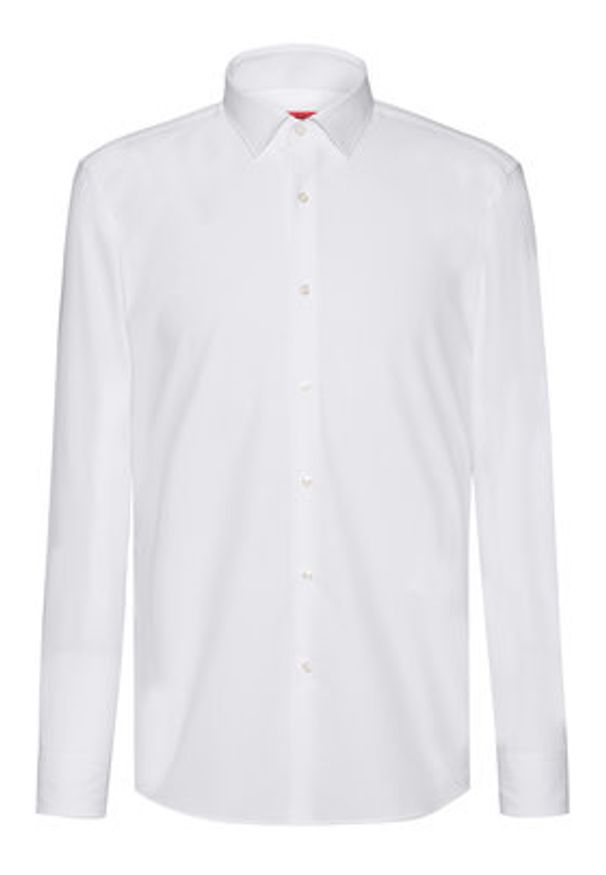 Hugo Koszula C-Jenno 50289499 Biały Slim Fit. Kolor: biały. Materiał: bawełna