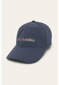columbia - Columbia - Czapka. Kolor: niebieski. Materiał: tkanina, poliester, poliamid, elastan. Wzór: gładki #1