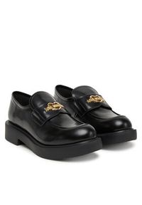 Love Moschino - LOVE MOSCHINO Loafersy JA10404G1NJD000041 Czarny. Kolor: czarny. Materiał: skóra #5