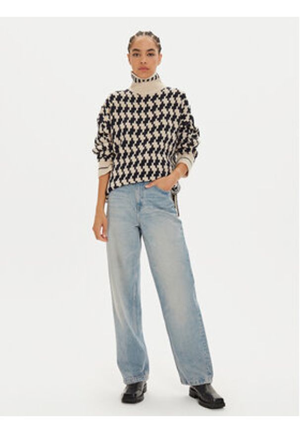 TOMMY HILFIGER - Tommy Hilfiger Jeansy WW0WW42812 Niebieski Straight Fit. Kolor: niebieski