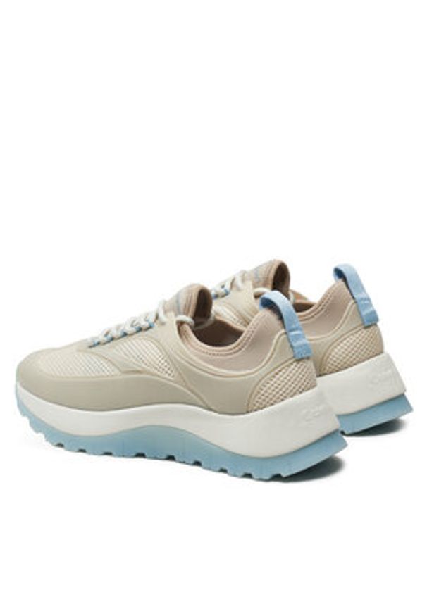 Calvin Klein Sneakersy Runner Lace Up Pearl Mix M HW0HW02079 Beżowy. Kolor: beżowy. Materiał: materiał