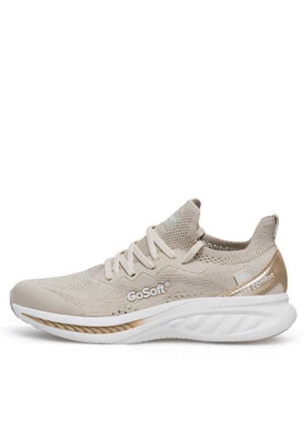 Go Soft Sneakersy WP-1 Beżowy. Kolor: beżowy. Materiał: materiał