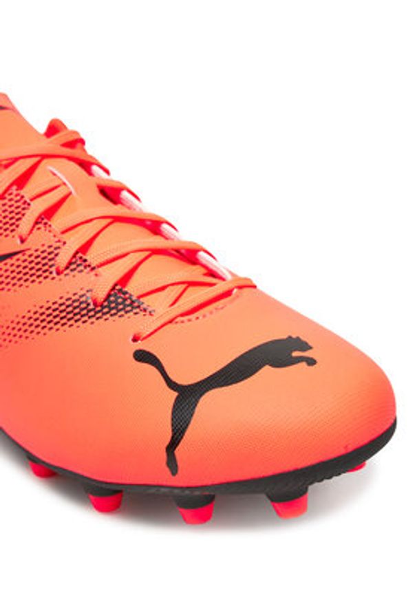 Puma Buty do piłki nożnej Attacanto Fg/Ag 107477 14 Pomarańczowy. Kolor: pomarańczowy. Materiał: skóra