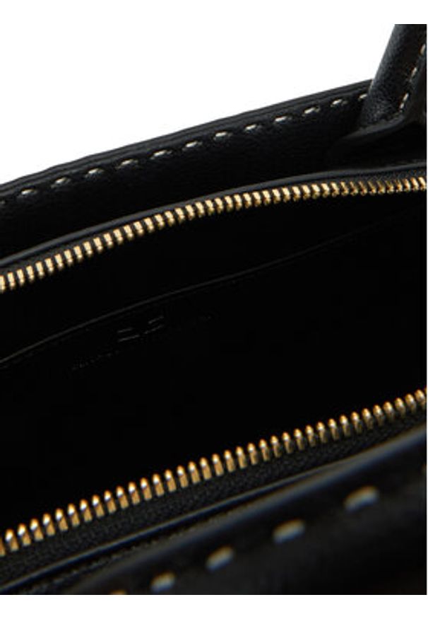 Elisabetta Franchi Torebka BS-08A-51E2 Czarny. Kolor: czarny. Materiał: skórzane