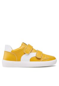 Primigi Sneakersy 1920022 D Żółty. Kolor: żółty. Materiał: skóra