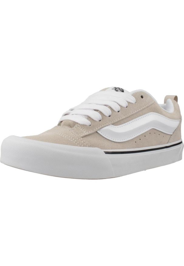 Tenisówki Vans Model Knu Skool Kolor Jasnobrązowy. Okazja: na co dzień. Kolor: brązowy, wielokolorowy, beżowy. Materiał: tkanina, skóra