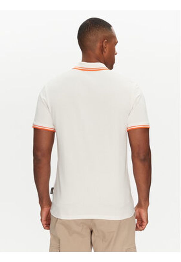 Napapijri Polo E-Macas NP0A4ID5N1A1 Biały Regular Fit. Typ kołnierza: polo. Kolor: biały. Materiał: bawełna