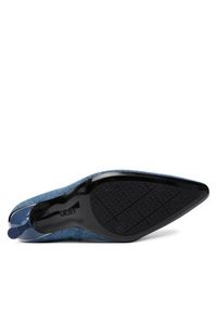 DKNY Botki K3522709 Niebieski. Kolor: niebieski. Materiał: materiał #4