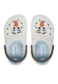 Crocs Klapki Classic Frozen Olaf Clog Kids 210234 Biały. Kolor: biały