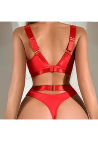 Intica - Komplet bielizny z wycięciami i ozdobnymi zapięciami Gustine. Kolor: czarny. Materiał: tkanina #7