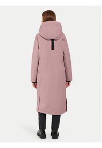 Didriksons Parka Leya 504846 Różowy Relaxed Fit. Kolor: różowy. Materiał: syntetyk