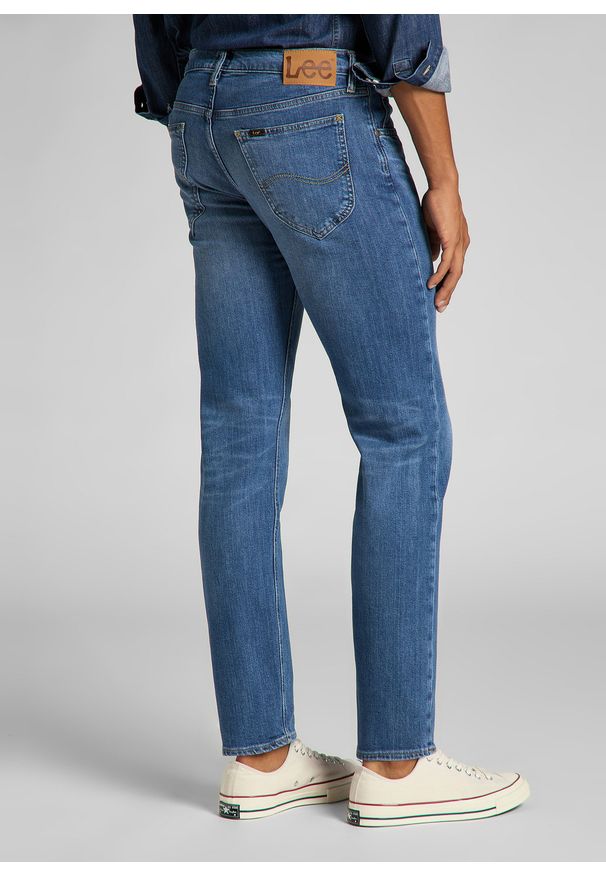 Lee - LEE DAREN ZIP FLY MĘSKIE SPODNIE JEANSOWE JEANSY DŻINSY DARK FREEPORT L707PXGQ 112140688