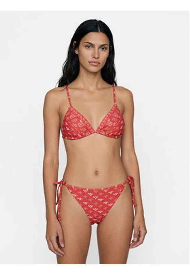 Roxy Dół od bikini Beach Bandana ERJX405249 Czerwony. Kolor: czerwony. Materiał: syntetyk