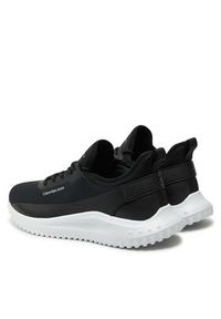 Calvin Klein Jeans Sneakersy Eva Runner Low Inst Hb YM0YM01170 Czarny. Kolor: czarny. Materiał: materiał