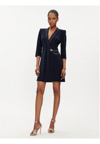 Rinascimento Sukienka koktajlowa CFC0019381002 Granatowy Regular Fit. Kolor: niebieski. Materiał: syntetyk. Styl: wizytowy #3