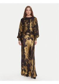 Lola Casademunt by Maite Sukienka koktajlowa MF2516002 Złoty Regular Fit. Kolor: złoty. Materiał: syntetyk. Styl: wizytowy #1