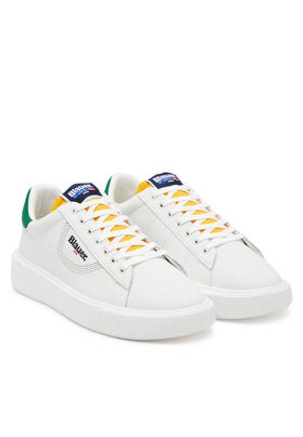 Blauer Sneakersy S5BUCK03/LES Biały. Kolor: biały. Materiał: skóra